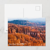 Carte Postale Parc national de Bryce Canyon (Devant / Derrière)