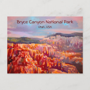 Carte Postale Parc national de Bryce Canyon, Utah