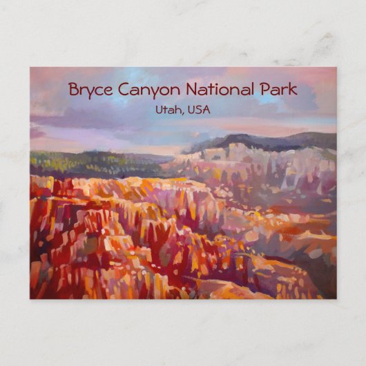 Carte Postale Parc national de Bryce Canyon, Utah (Devant)