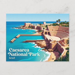 Carte Postale Parc national de Césarée Israël