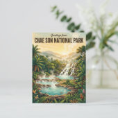 Carte Postale Parc national de Chae Son Thaïlande (Debout devant)