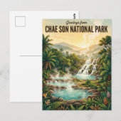 Carte Postale Parc national de Chae Son Thaïlande (Devant / Derrière)
