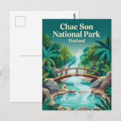 Carte Postale Parc national de Chae Son Thaïlande (Devant / Derrière)
