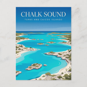 Carte Postale Parc national de Chalk Sound Îles Turques-et-Caïqu