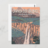 Carte Postale Parc national de Chapada Dos Veadeiros Brésil Voya (Devant / Derrière)