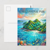 Carte Postale Parc national de Coiba Panama (Devant / Derrière)