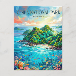 Carte Postale Parc national de Coiba Panama