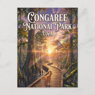Carte Postale Parc national de Congaree aux États-Unis