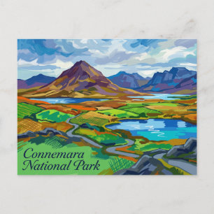 Carte Postale Parc national de Connemara Irlande