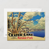 Carte Postale Parc national de Crater Lake (Devant / Derrière)