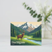 Carte Postale Parc national de Dachigam Inde (Debout devant)
