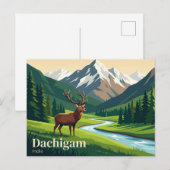 Carte Postale Parc national de Dachigam Inde (Devant / Derrière)