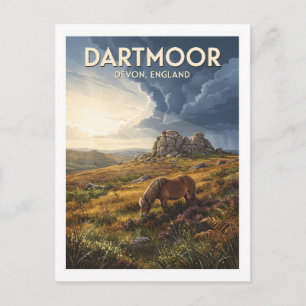 Carte Postale Parc national de Dartmoor Princetown Royaume-Uni