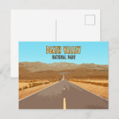 Carte Postale Parc national de Death Valley Nevada Californie (Devant / Derrière)