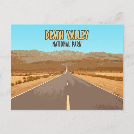 Carte Postale Parc national de Death Valley Nevada Californie (Devant)