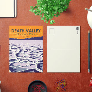 Carte Postale Parc national de Death Valley Vintage