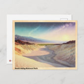 Carte Postale Parc national de Death Valley Vintage (Devant / Derrière)