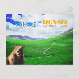 Carte Postale Parc national de Denali, Alaska