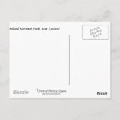 Carte Postale Parc national de Fiordland, Nouvelle-Zélande (Dos)