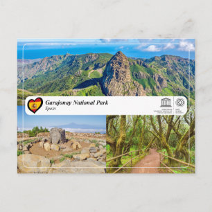 Carte Postale Parc national de Garajonay UNESCO