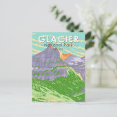 Carte Postale Parc national de Glacier au printemps Montana Vint (Debout devant)