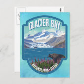 Carte Postale Parc national de Glacier Bay (Devant / Derrière)