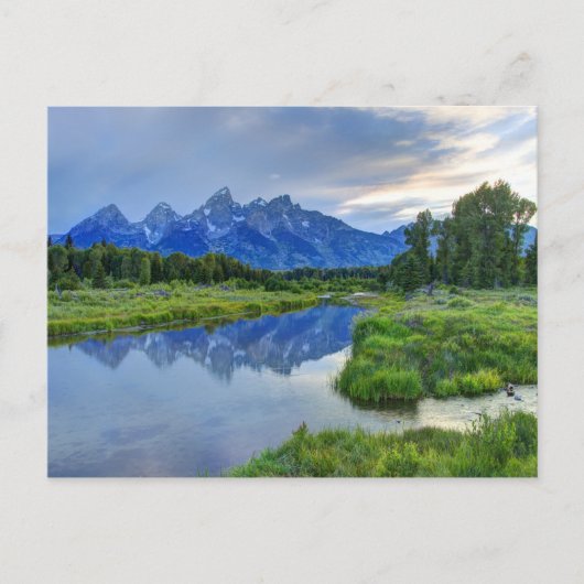 Carte Postale Parc national de Grand Teton au coucher du soleil (Devant)