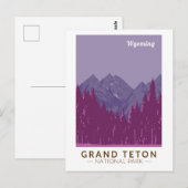 Carte Postale Parc national de Grand Teton Parc national de Teto (Devant / Derrière)