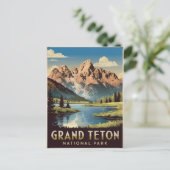 Carte Postale Parc national de Grand Teton Vintage (Debout devant)
