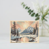 Carte Postale Parc national de Grand Teton Vintage (Debout devant)