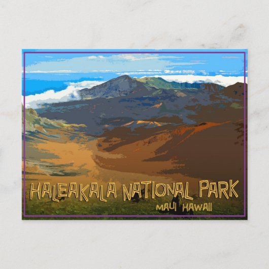 Carte Postale Parc national de Haleakala, Maui Hawaii (Devant)