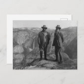Carte Postale Parc national de John Muir Teddy Roosevelt Yosemit (Devant / Derrière)