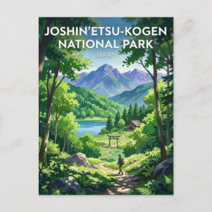 Carte Postale Parc national de Joshin'etsukogen Japon