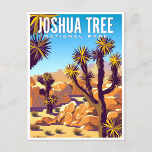 Carte Postale Parc national de Joshua Tree Tule Springs Vintage