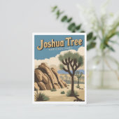 Carte Postale Parc national de Joshua Tree Vintage (Debout devant)