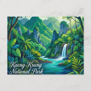 Carte Postale Parc national de Kaeng Krung Thaïlande