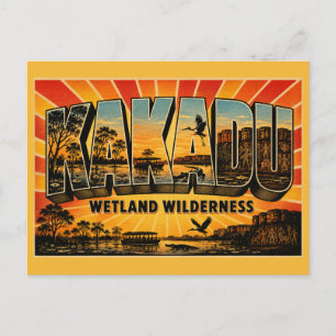 Carte Postale Parc national de Kakadu, zone humide sauvage