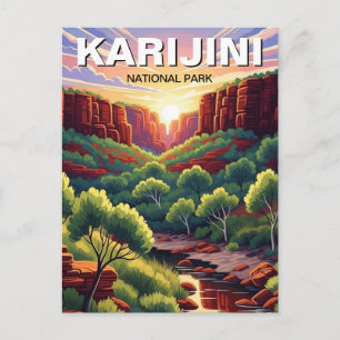 Carte Postale Parc national de Karijini en Australie