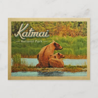 Parc national de Katmai Bears Vintage