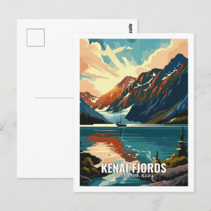 Carte Postale Parc national de Kenai Fjords Alaska USA