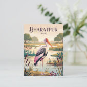 Carte Postale Parc national de Keoladeo Inde (Debout devant)