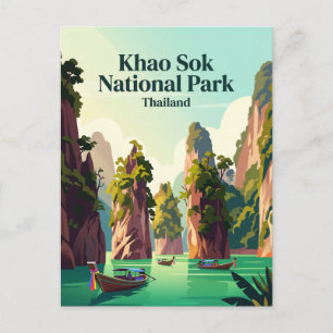 Carte Postale Parc national de Khao Sok Thaïlande