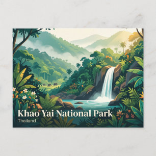 Carte Postale Parc national de Khao Yai Thaïlande