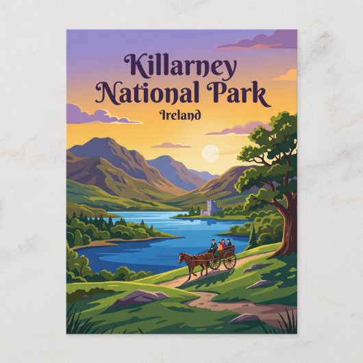 Carte Postale Parc national de Killarney Irlande (Devant)