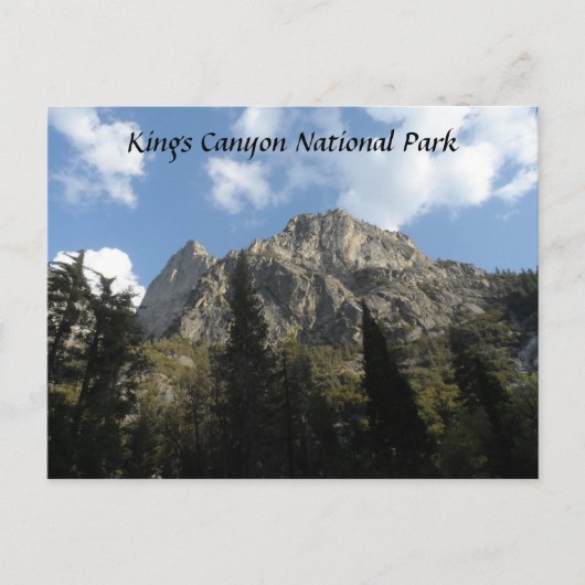 Carte Postale Parc national de Kings Canyon (Devant)
