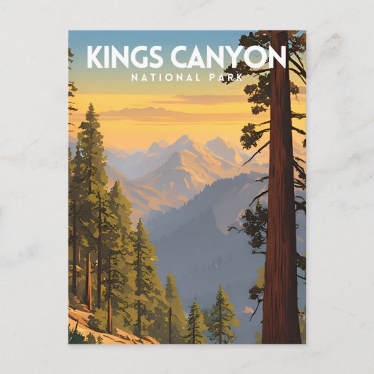 Carte Postale Parc national de Kings Canyon Voyage (Devant)
