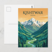 Carte Postale Parc national de Kishtwar Inde (Devant / Derrière)