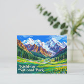 Carte Postale Parc national de Kishtwar Inde (Debout devant)