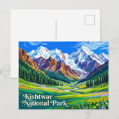 Carte Postale Parc national de Kishtwar Inde (Devant / Derrière)