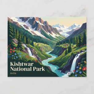 Carte Postale Parc national de Kishtwar Inde